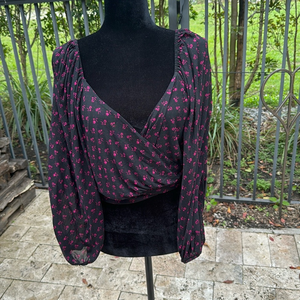 Free people cropped shirt